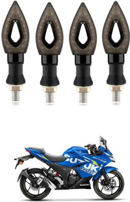 Delhismart Side LED Indicator Light for Suzuki Gixxer(Blue)