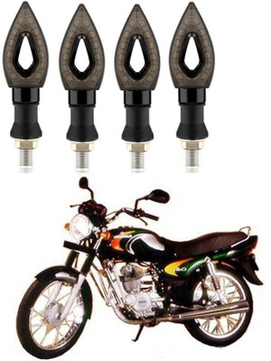 Delhismart Side LED Indicator Light for Bajaj Caliber(Blue)