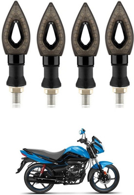 Delhismart Side LED Indicator Light for Hero Splender iSMART(Blue)