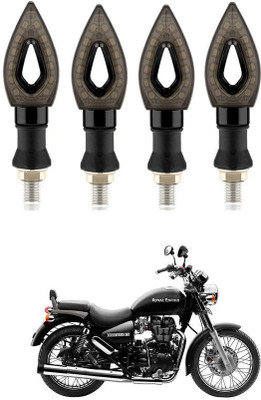 Delhismart Side LED Indicator Light for Royal Enfield Thunder Bird 350(Blue)