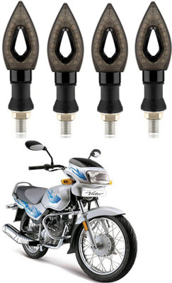 Delhismart Side LED Indicator Light for TVS Victor GX(Blue)