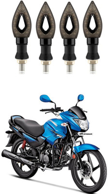 Delhismart Side LED Indicator Light for Hero Glamour FI(Blue)