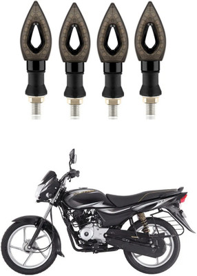 Delhismart Side LED Indicator Light for Bajaj Platina 100(Blue)