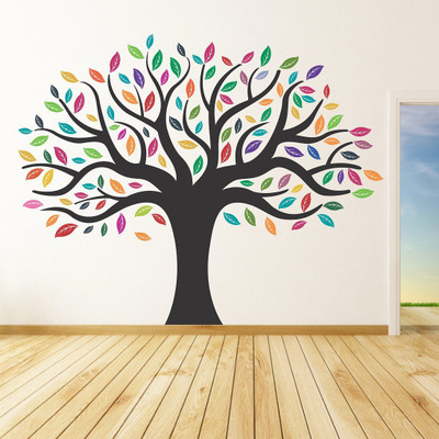 Littlebuds 110 cm Trees Removable Sticker(Pack of 1)