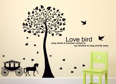 Keliko 135 cm Fly Away | Wall Stickers | PVC Vinyl | Non-Reusable Sticker | Self Adhesive Sticker(Pack of 1)