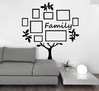 LANSTICK 99.06 cm FAMILY TREE STICKER Self Adhesive Sticker(Pack of 1)