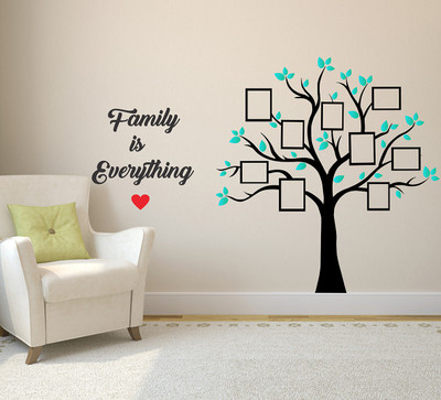 Littlebuds 140 cm Photo Tree Removable Sticker(Pack of 1)
