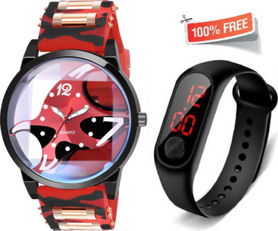 Razyloo 4-Bullet-M-2 Gentlemen Series Best Quality Ever Giftable Amazing Look Fancy Analog Watch - For Boys