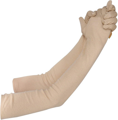 Cotson Sun UV Protection Riding Gloves(Beige)
