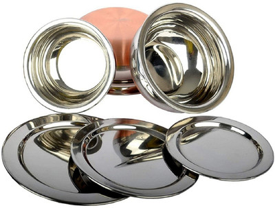 RBGIIT Pack of 6 Cook and Serve Casserole Set(800 ml, 1100 ml, 1600 ml)