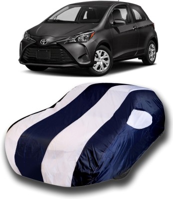 Gavya Car Cover For Toyota Yaris (With Mirror Pockets)(Multicolor)