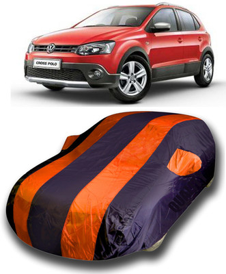 SanginiSang Car Cover For Volkswagen Polo Cross (With Mirror Pockets)(Multicolor)