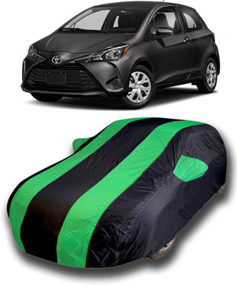 siddharth fashion Car Cover For Toyota Yaris (With Mirror Pockets)(Multicolor)