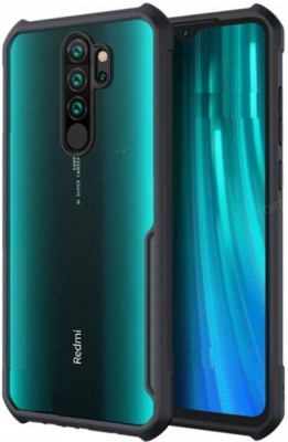Chemforce Back Cover for Xiaomi Redmi Note 8 Pro(Black, Transparent, Grip Case, Pack of: 1)
