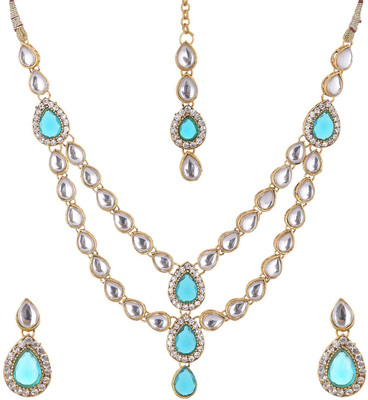 CATALYST Alloy Copper Blue Jewellery Set(Pack of 1)