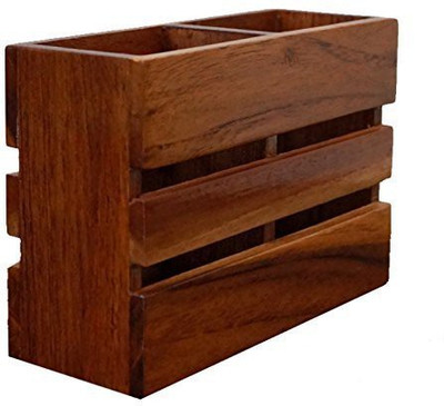MODERNCOLLECTION Empty Cutlery Holder Case(BROWN  Holds 12 Pieces)
