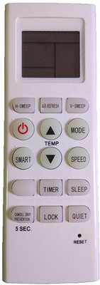 BhalTech VE- 36 AC Compatible for  Voltas Remote Controller(White)