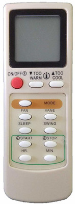 BhalTech VE- 80 Compatible for  AC Mitsubishi/Voltas Remote Controller(White)