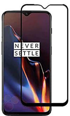 from comm Edge To Edge Tempered Glass for OnePlus 6T, ONEPLUS 7(Pack of 1)