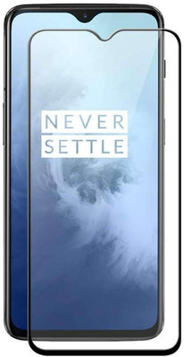 from comm Edge To Edge Tempered Glass for ONEPLUS 7T(Pack of 1)