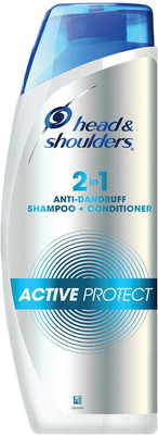 HEAD & SHOULDERS 2 in 1 Anti Dandruff Shampoo + Conditioner Active Protect Pack Of 1(340 ml)