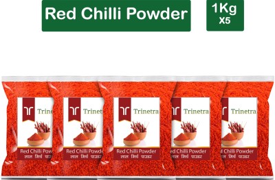 Trinetra Premium Quality Lal Mirch Powder (Red Pepper)-1Kg (Pack Of 5)(5 x 1000 g)