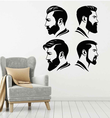 amazinghubsolution 70 cm A..PACKOF4BARBER Self Adhesive Sticker(Pack of 1)