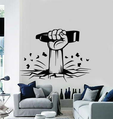 amazinghubsolution 60 cm a...3dwallsticker Self Adhesive Sticker(Pack of 1)