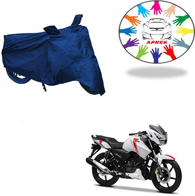 APNEK Waterproof Two Wheeler Cover for TVS(Apache RTR 160, Blue)