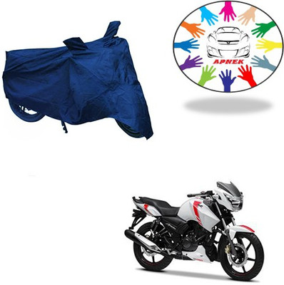 APNEK Waterproof Two Wheeler Cover for TVS(Apache, Blue)