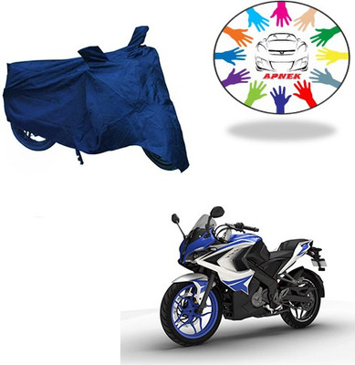 APNEK Waterproof Two Wheeler Cover for Bajaj(Pulsar RS 200, Blue)
