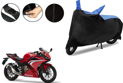 VTF Two Wheeler Cover for Honda(CB 1000R, Black, Blue)