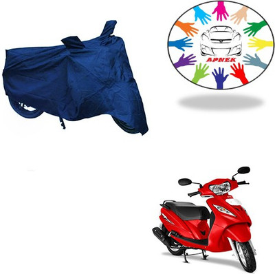 APNEK Waterproof Two Wheeler Cover for TVS(Wego, Blue)