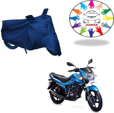 APNEK Waterproof Two Wheeler Cover for TVS(Victor New, Blue)