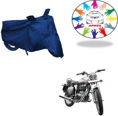 APNEK Waterproof Two Wheeler Cover for Royal Enfield(Bullet 350, Blue)