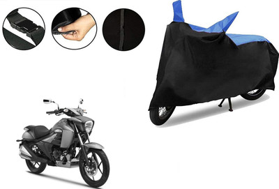 VTF Two Wheeler Cover for Suzuki(intruder 150, Black, Blue)