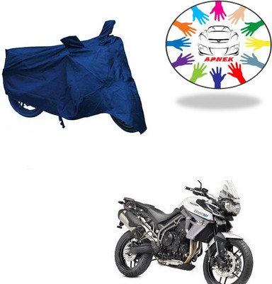 APNEK Waterproof Two Wheeler Cover for Triumph(Tiger 800 XR, Blue)