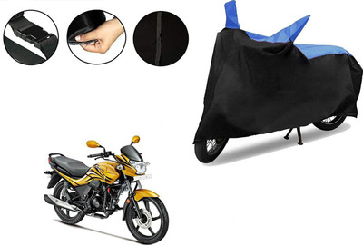 VTF Two Wheeler Cover for Hero(Passion Xpro, Black, Blue)