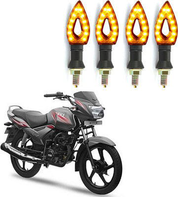 Delhismart Side LED Indicator Light for TVS Star City(Yellow)