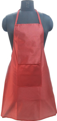 FAIRY HOME Blended Chef's Apron - XL(Maroon, Single Piece)