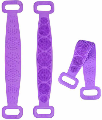JOTKAPARKASH Silicone Body Scrubber Double Side Shower Exfoliating Belt