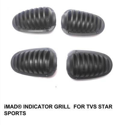 IMAD TRADING STAR SPORT INDICATOR GRILL-01 Bike Headlight Grill(Black)
