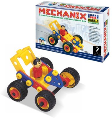 Miniature Mart Giftary Kids Mechanics Engineering System STEM Construction And Building Toys(Build Up To 4 Model) 57 Pcs| Gift Set For Boys| Age Group 3 Years To 16 Year| Made In India (Multicolor)(Multicolor)