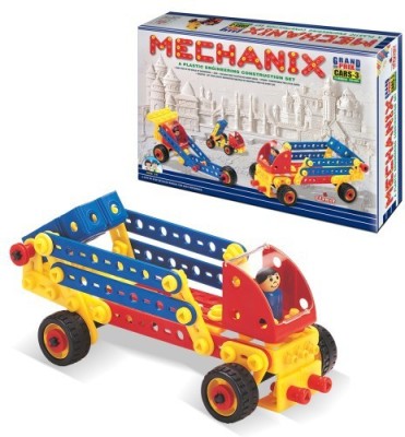 Miniature Mart Kids Mechanics Engineering System STEM Construction And Building Toys(Build Up To 15 Model)175 Pcs| Gift Set For Children| Age Group 3 Years To 16 Year| Made In India (Multicolor)(Multicolor)