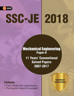 Ssc Je 2018 Mechanical Engineering 11 Years Conventional Solved Papers (2007-2017) for Paper II  - Junior Engineer Electrical(English, Paperback, unknown)