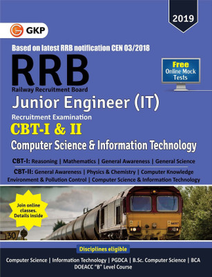 Rrb (Railway Recruitment Board) 2019 - Junior Engineer CBT -I & II - Computer Science & Information Technology(English, Paperback, unknown)