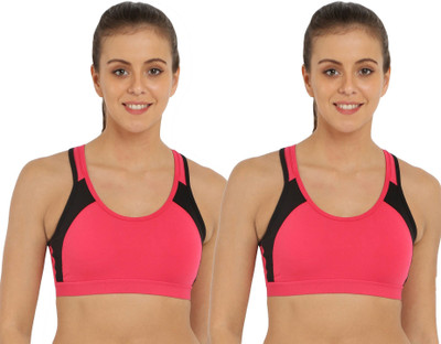 JOCKEY Women Sports Lightly Padded Bra(Multicolor)