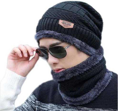 yubirth Solid Beanie Cap