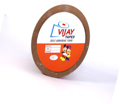 Vijay single side hand held cello tape (Manual)(brown & transperent)
