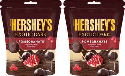 HERSHEY'S Exotic Dark Pomegranate Truffles(2 x 100 g)